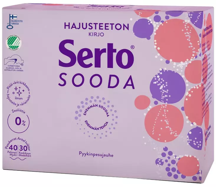 Serto Kirjo pyykinpesujauhe 1350g - Pyykinpesu- ja huuhteluaineet - 6417964581386 - 1
