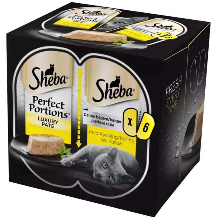 Sheba Perfect Portions Kanaa 3x75g - Kissan märkäruoat - 4008429126956 - 1