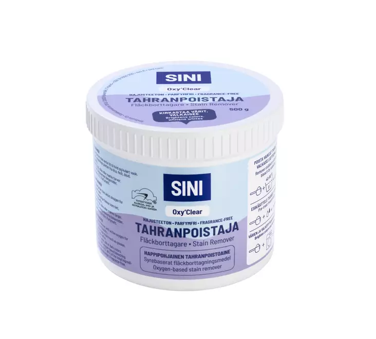 Sini Oxy'Clear Tahranpoistaja 500g - Erikoispesuaineet - 6423800070556 - 1