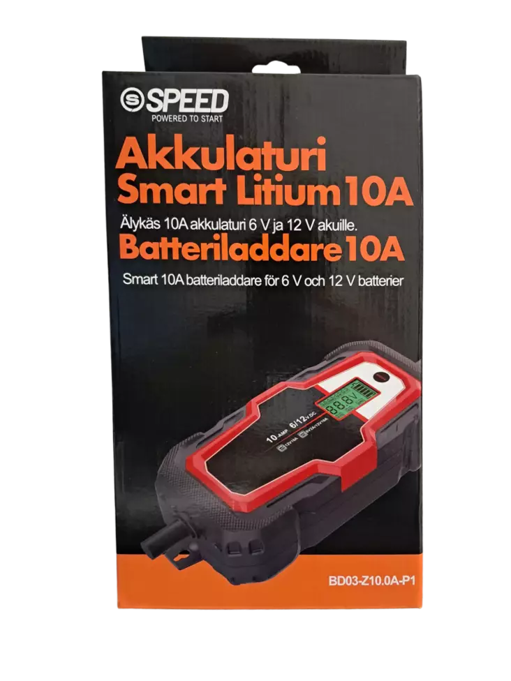 Speed akkulaturi smart litium 10A - Akkulaturit - 6438168122366 - 1