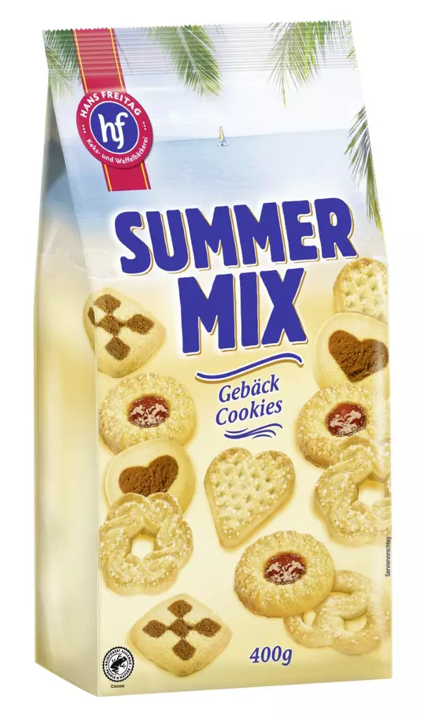 Summer mix pikkuleipäsekoitus 400G - Kuivaleivät ja korput - 4002652001806 - 1