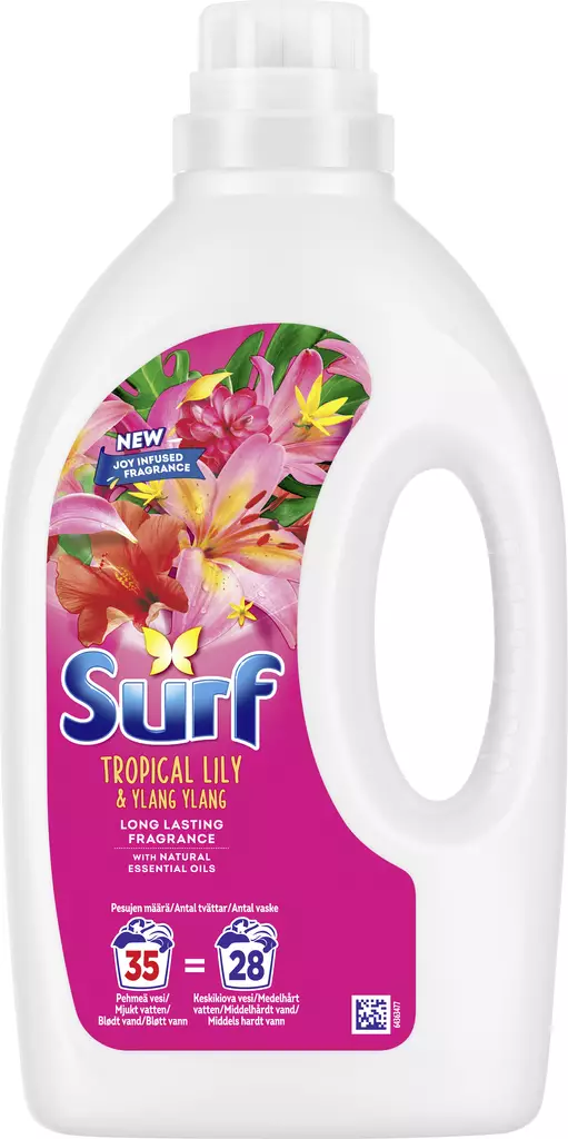 Surf Tropical Lily & Ylang ylang 1,4l - Pyykinpesu- ja huuhteluaineet - 8710447332856 - 1