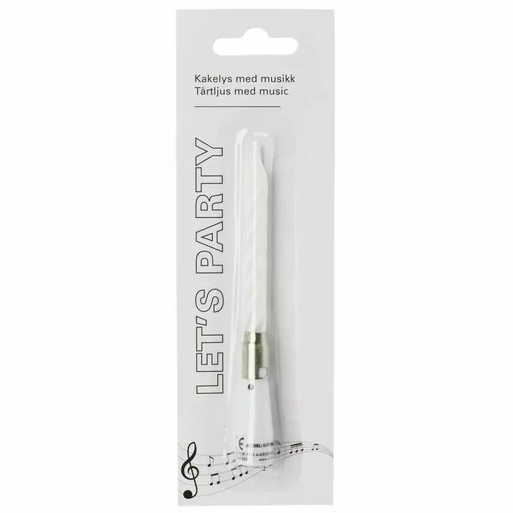 Syntymäpäiväkynttilä musiikilla - Kakkukynttilät ja -koristeet - 7047160346336 - 1