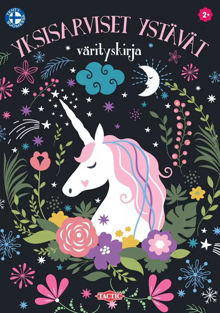 TacTic Värityskirja Yksisarviset ystävät - Väritys- ja puuhakirjat - 6416739554976 - 1