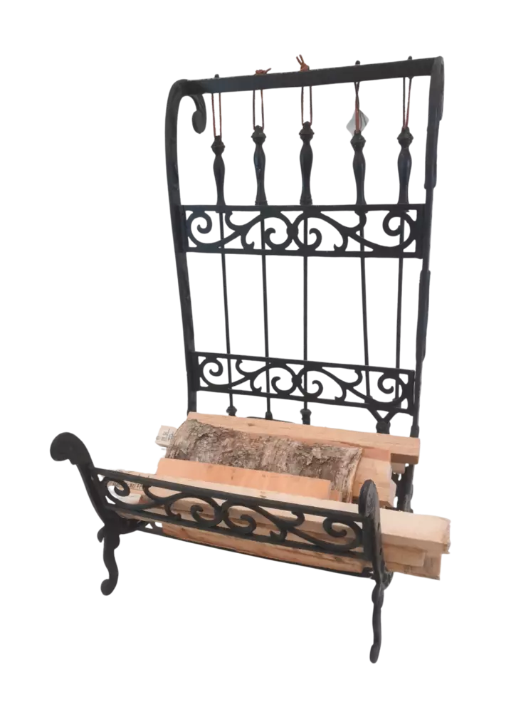 Takkavälineet valurauta telineessä - Takka ja nuohoustarvikeet - 6410412232236 - 1