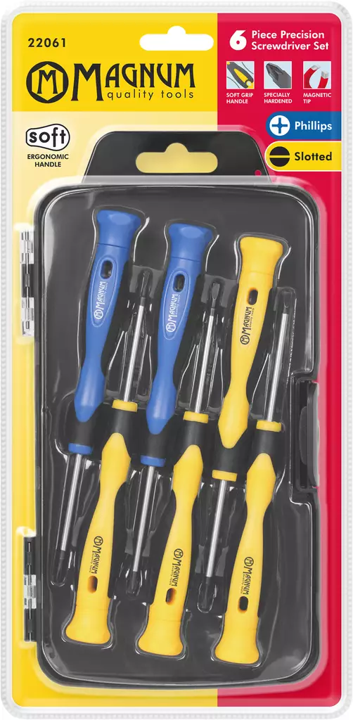 Tarkkuusruuvitalttasarja Ura/Ph 6-os. - Ruuvimeisselit - 6418868220616 - 1