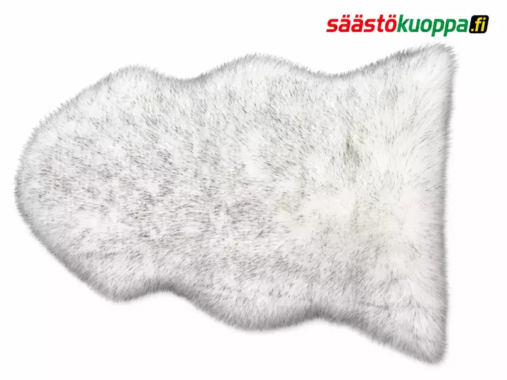 Tekoturkistalja 60x100cm valkoinen fox - Viltit - 6438159244916 - 1
