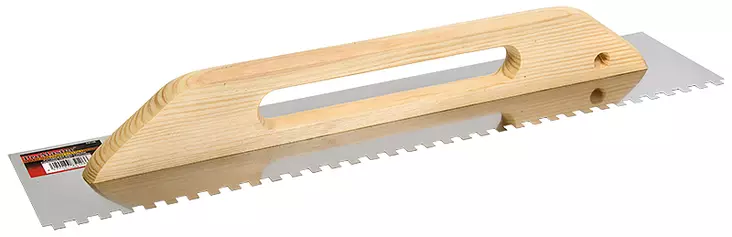 Teräsliippa 130x580mm hammastettu - Laastikammat ja kauhat - 6420286851266 - 1