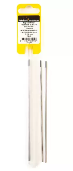 TIG- elektroidi 1,6mm 2kpl harmaa - Hitsauspuikot - 8712067821796 - 1