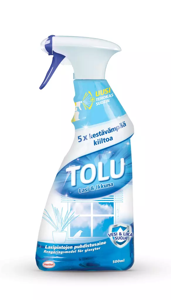Tolu puhdistusaine Lasi ja Ikkuna spray - Ikkunanpesuaineet - 7310181591406 - 1