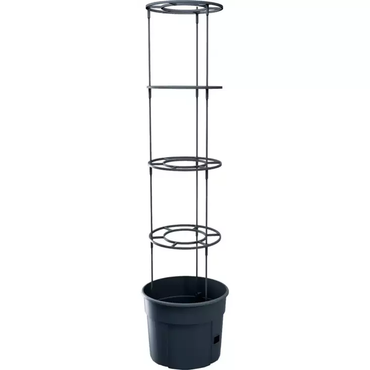 Tomaatinkasvatusruukku tuella 29,5cm - Turve- ja kasvatusruukut - 5905197289106 - 1