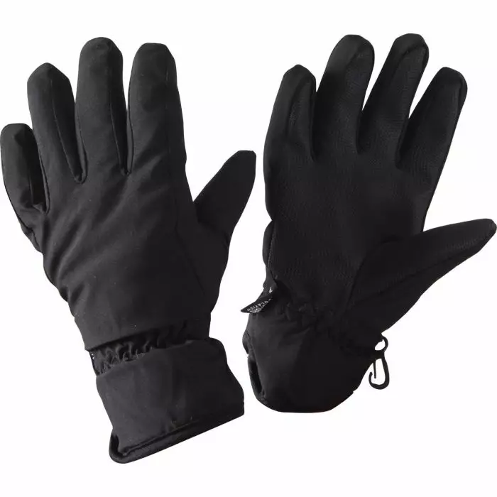 True North hanskat karvavuorella musta koko 4 - Lasten päähineet ja käsineet - 7312591395476 - 1