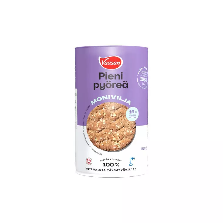 Vaasan pieni pyöreä 250g Monivilja - Elintarvikkeet - 6410500046516 - 1