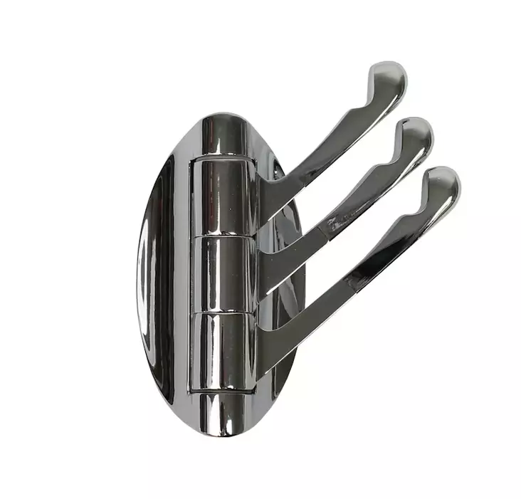 Vaatekoukku kääntyvä zn/kromi - Koukut ja naulakot - 6414676012146 - 1