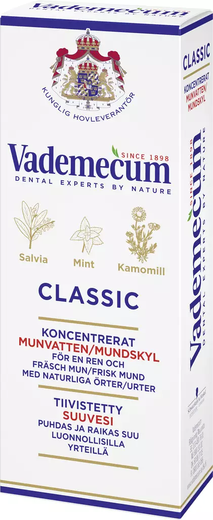 Vademacum Classic suuvesi 75ml - Suunhoitotarvikkeet & suuvedet - 7332531057936 - 1