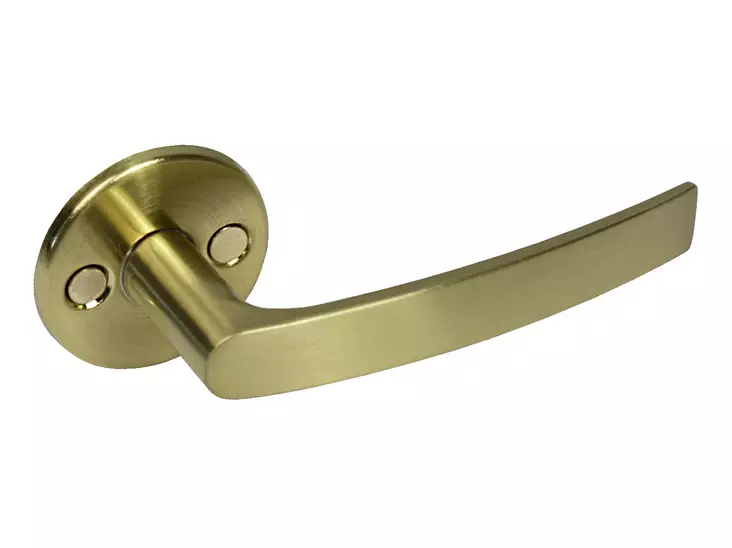 Väliovenpainike Sini samakki/harjattu messinki - Ovenkahvat ja helat - 6414675027196 - 1