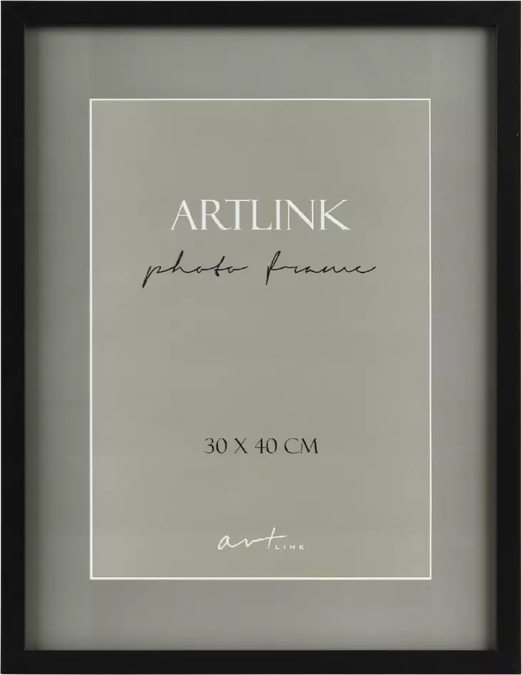 Valokuvakehys nina mdf 30x40cm musta - Taulut ja kehykset - 4740100452106 - 1