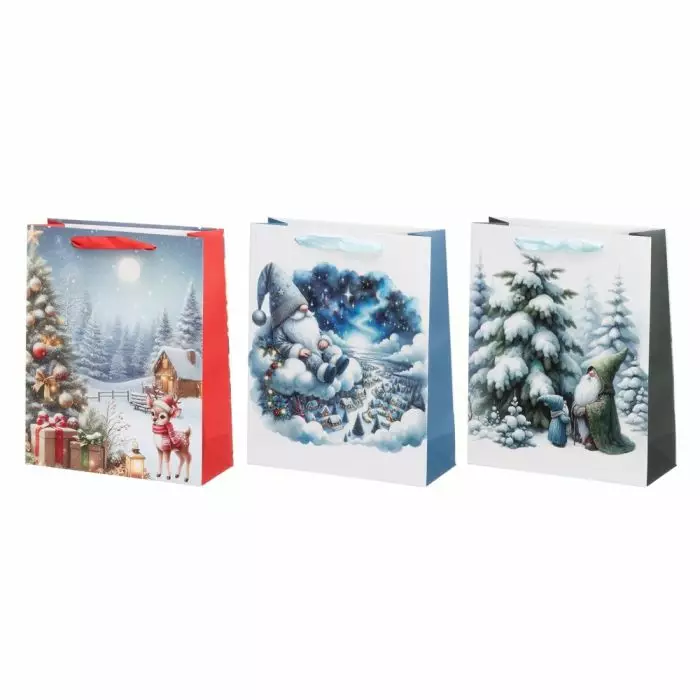 Winteria lahjakassi Joulun aika M - Joulupaketointi ja -lahjakassit & kortit - 6410416498676 - 1