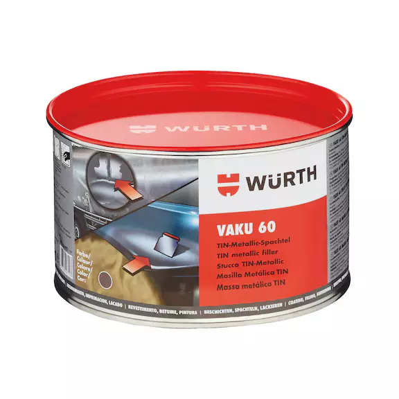 Würth VAKU 60 metallipakkeli 975g - Paikkaus- ja korjausaineet - 4045989547166 - 1