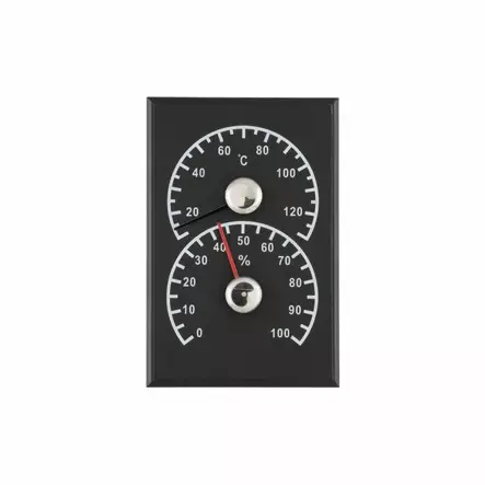 4living saunan lämpö-/kosteusmittari - Saunamittarit ja muut saunatarvikkeet - 6410416406237 - 1