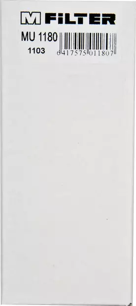 Öljynsuodatin MU1180 - Öljynsuodattimet - 6417575011807 - 1