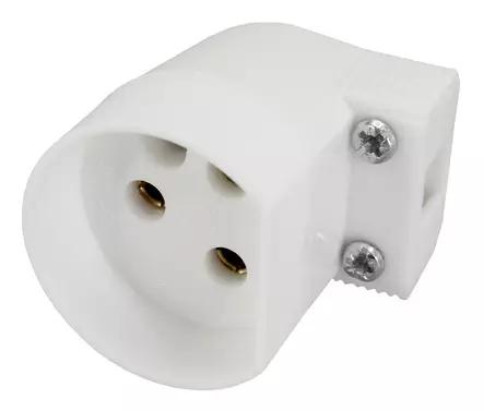 Valaisinjatkopistorasia 0-luokka - Pistorasiat - 6438140901057 - 1