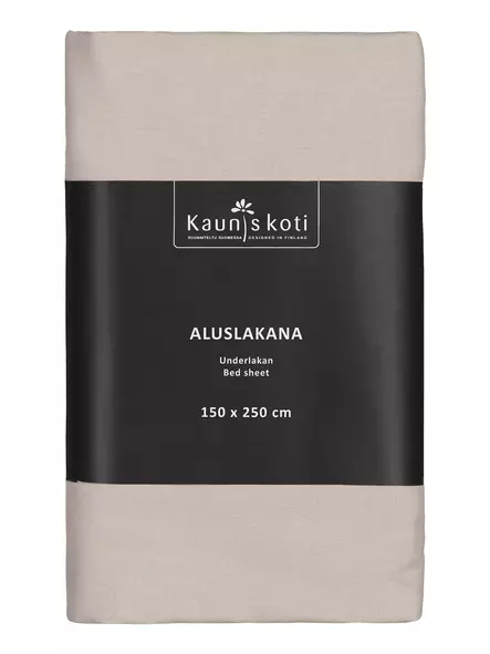 Aluslakana 150x250cm vaalea beige - Aluslakanat - 6418349066757 - 1