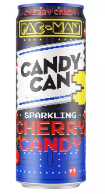 Candy Can Pac-Man Cherry Candy 330ml - Energiajuomat - 8718858612697 - 1