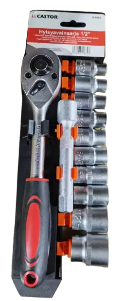 Castor hylsyavainsarja 1/2" - Hylsysarjat - 6438168116747 - 1