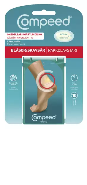 Compeed rakkolaastari medium 10kpl - Desifiointi ja laastarit - 3663555002997 - 1