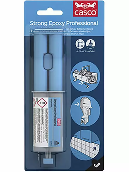Epoksiliima Casco Strong Epoxy Professional 24ml - Epoksit ja 2K liimat - 7612895375427 - 1