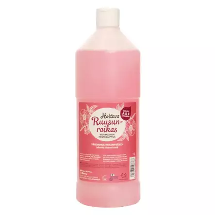 Hoitava Ruusunraikas 1L Nestesaippua - Intiimihygienia ja intiimituotteet - 6417037103767 - 1