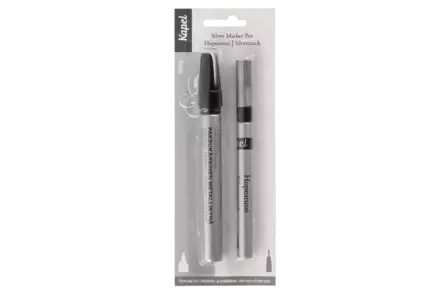 Hopeatussi ohut+paksu - Muut toimistotarvikkeet - 6410411523977 - 5