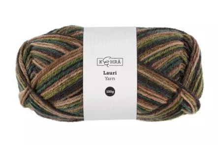 Kehrä Lauri lanka multicolor vihreä 100g - Langat - 6410412855657 - 1