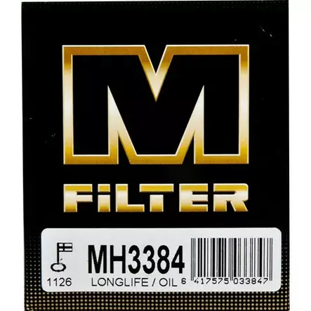 M-Filter Öljynsuodatin MH 3384 - Öljynsuodattimet - 6417575033847 - 2