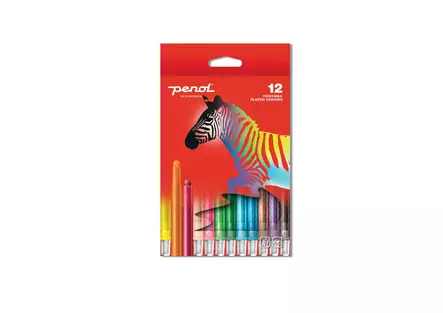 Penol Twister Crayons 12kpl vahaliidut - Tussit, kuitukynät ja korostuskynät - 5701113001827 - 1