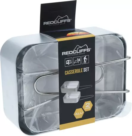 Retkirasiat alumiini 2kpl - Retkiruokailu - 8720573913867 - 1