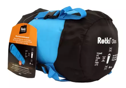 Retki untuvamakuupussi olos sininen - Retkeily ja metsästys - 6418536014387 - 1