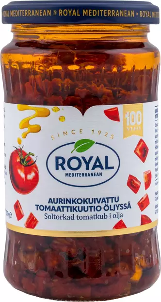Royal aurinkokuivattu tomaattikuutio - Hedelmä- ja marjasäilykkeet - 5201194037017 - 1