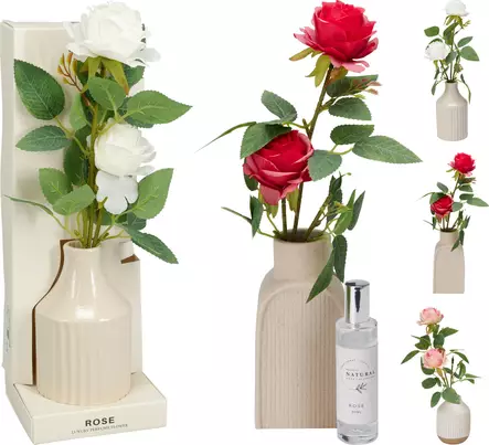 Ruusu huoneraikastinsetti 30ml - Ilmanraikastimet ja wc-raikastimet - 8721037624817 - 1