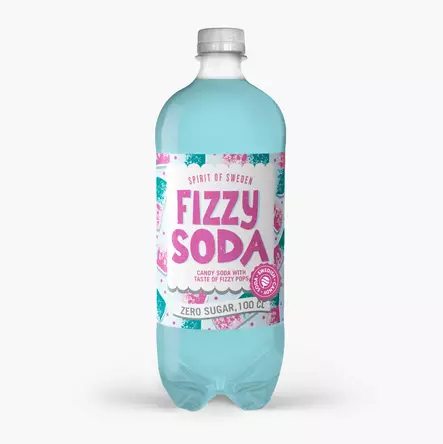 Spirit of sweden Fizzy Soda Zero 1l - Virvoitusjuomat ja mixerit - 7312725144727 - 1