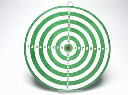 Tikkataulu 14'' 3/4'' vihreä/valkoinen - Kesäurheilu - 6438159012027 - 1