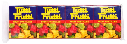 Tutti frutti 4-pack 68 g - Karkit - 6420256015117 - 1