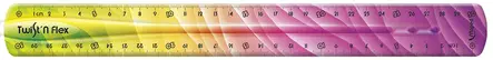 Viivain Maped Twistn Flex Decor 30cm - Pyyhekumit, teroittimet, viivaimet - 3154142793157 - 1