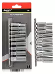 Amrox pitkä hylsys.1/4" 9-os. - Hylsysarjat - 6420286912387 - 1