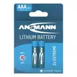 Ansmann AAA-lithium-paristo 2kpl - Sormiparistot - 4013674003747 - 1