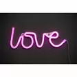 Finnlumor Led-valo teksti love pinkki - Jouluvalot - 6410416480817 - 1