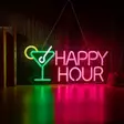 Happy Hour neon-kyltti - Pöytä- ja sisustusvalaisimet - 8721037731607 - 1