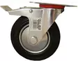 Kalustepyörä kääntyvä 125x37mm jarrulla - Huonekalupyörät - 6430074690397 - 1