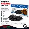 Kiuaskivi musta vuolukiveä 5-10cm 10kg - Kiuastarvikkeet - 6438168089997 - 2